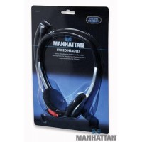 ACCESORIOS AURICULAR CON MICROFONO MANHATTAN 164429