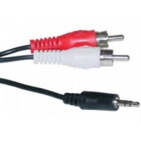 INSUMOS RCA X2 A MINIPLUG STEREO