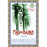 Mas de Bazn Crianza 2006 SYRAH D.O. Utiel-Requena (Valencia) SPAIN.