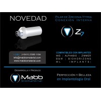 Pilares de Zirconia Yttria Conexin Interna