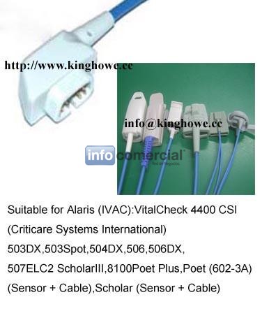 Spo2 sensor for CSI patient monitor
