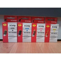 1 unidad de cada cartucho canon pgi 520 cli 521c cli 521m cli521y compatibles