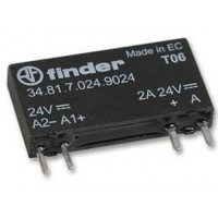FINDER 348170249024 Slim P.C.B. SSR 24Vdc, - 24Dc, 2A 