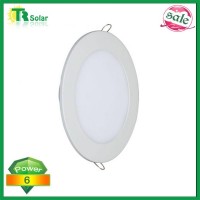 C100mm Widely Used 6W Efficient Led Panel Light High Super Bright Warm White/ Cold White AC85V-265V Down lighting