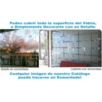 Vinilo Esmerilado Decorativo para Vidrios