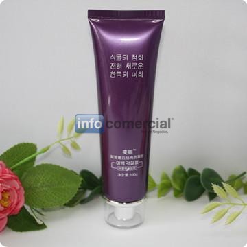 colored plastic tube with beautiful cap