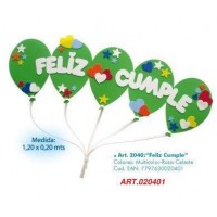 Guirnalda en Goma Eva Globos