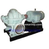 marine double suction mid-open horizontal centrifugal pump