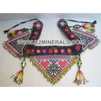 Un grado tribu kuchi cinturn danza del vientre joyas, collares