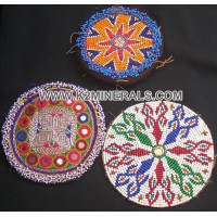 Muchos afganos kuchi MAYORISTA Tribal Banjara Danza del Vientre Vestido Medallón con reborde
