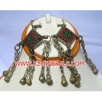 Joyera de Moda Colgante Tribu aretes