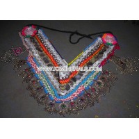 Bonito tribu kuchi joyas cinturn danza del vientre,gargantillas