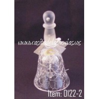 Campana de cristal craquelada