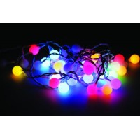 2cm de dimetro lechosa luz de la bola redonda 30LED enciende la luz de hadas de la boda del partido hotel luz luz del da de fiesta de luz LED String Luces de Navidad Decoracin Festival rbol de Navidad