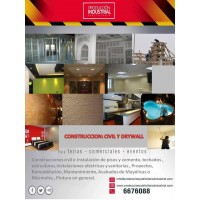 Construccion de departamnetos, remodelciones , instalaciones electricas, sanitarias, drywall