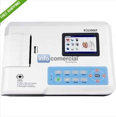Electrocardigrafo de tres canales (pantalla Ancha) INTERPRETATVO