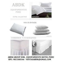 PROTECTOR DE COLCHON, FORROS DE COLCHON, CUBREBOX, DUVETS,   DE TODO PARA HOTELES EN PERU