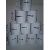 TAZAS DE POLYMER, PERSONALIZADAS, EVENTOS, CUMPLEAOS, SOUVENIRS