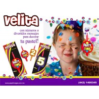 Velitas para pastel