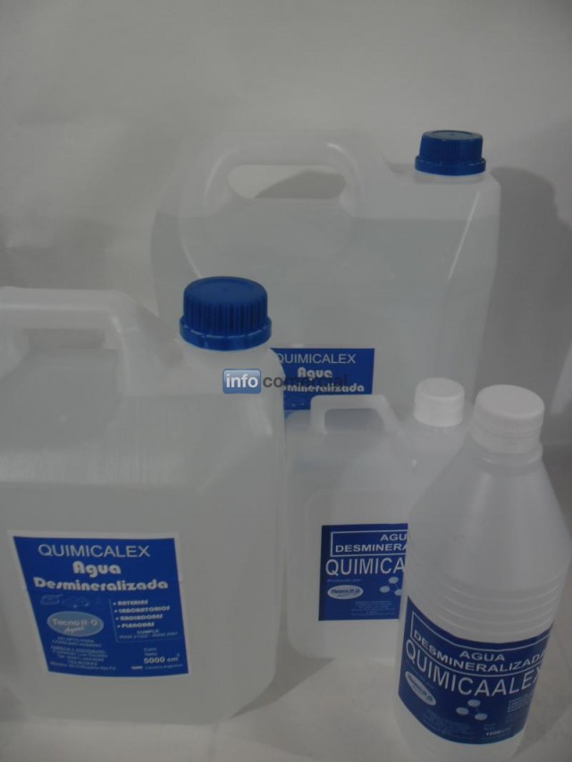 Agua desmineralizada para Laboratorio