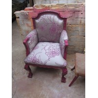 SILLA PINTADA EN POLYURETANO COLO MORADO