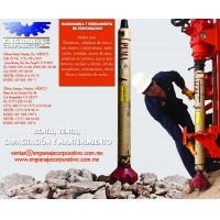 Martillos del fondo de 2, 3, 4, 6 y 8  para perforar desde 2 3/4 hasta 17 1/2 pulgadas