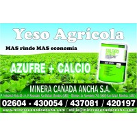 Yeso Agricola (sulfato de calcio)