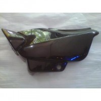 Cacha Lateral Zanella Rx 150 Negro Pintada Izquierda Sola