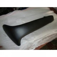 Cubre Pierna Motomel Px 110  Negra Mate Izquierdo Exterior