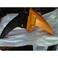 Guardabarro Delantero Gilera Smash Naranja Con Negro