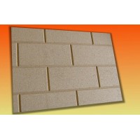 Ladrillos y placas de vermiculita exfoliada, probados bajo estndares rigurosos de la ms alta calidad, libres de fibras de asbestos, vidrio y minerales, altamente resistentes.