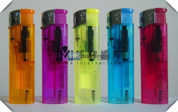 5-Color Plastico de Encendedor electronico de gas, con Certificado