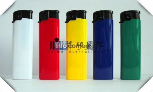 5-Color slido de Plastico de Encendedor electronico de gas, con Certificado