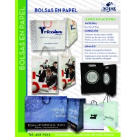 Bolsas publicitarias de papel