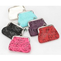 7.5*9CM PU Monedero Estampado, Varios Colores y Dibujos Disponibles