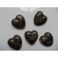 Suvenir corazon en resina personalizado