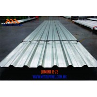 LAMINA ACANALADA R72 (R-72) DE ACERO HERMOSILLO