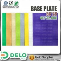 Hecho en china juguete de plstico Panel de bloques de construccin base pieza pequea 56 * 28 alta calidad DE0083193