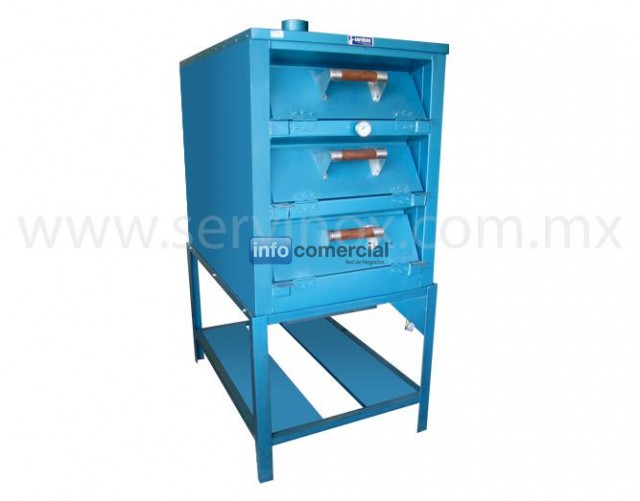 Horno Para Pan Tipo Gaveta De Seis Charolas 3P