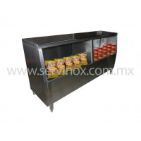 Mostrador Economico En Acero Inoxidable MSTRDR ECO