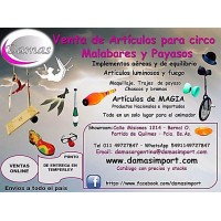 Malabares, circo y animacin venta de artculos