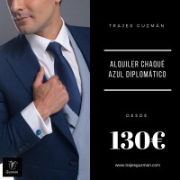 Chaqu azul diplomtico de Trajes Guzmn