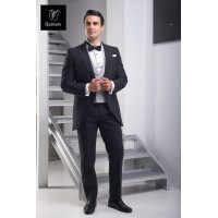 Traje de novio gris marengo en Trajes Guzmn