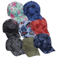 GORRAS CON VISERA LISAS Y ESTAMPADAS