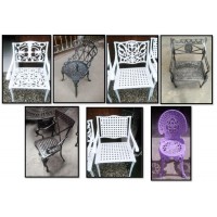 SILLAS,MOBILIARIO PARA EXTERIOR , FUNDICION, JARDIN, TERRAZA CARPINTERA METLICA
