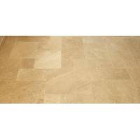 Travertino Crema losas Opus Romano