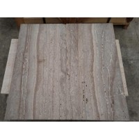 Travertino Silver Grey apomazado