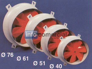 Extractor industrial 61cm reversibles / Industrial extractors flow fans type 61 cm revertible