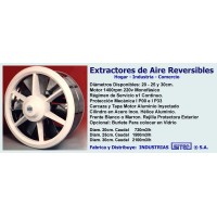 Extractor De Aire 30cm Reversible Sitec Para Pared O Vidrio