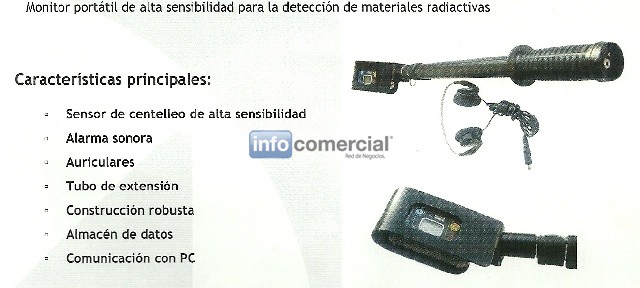 DETECTORES PORTIATILES DE RADIOACTIVIDAD